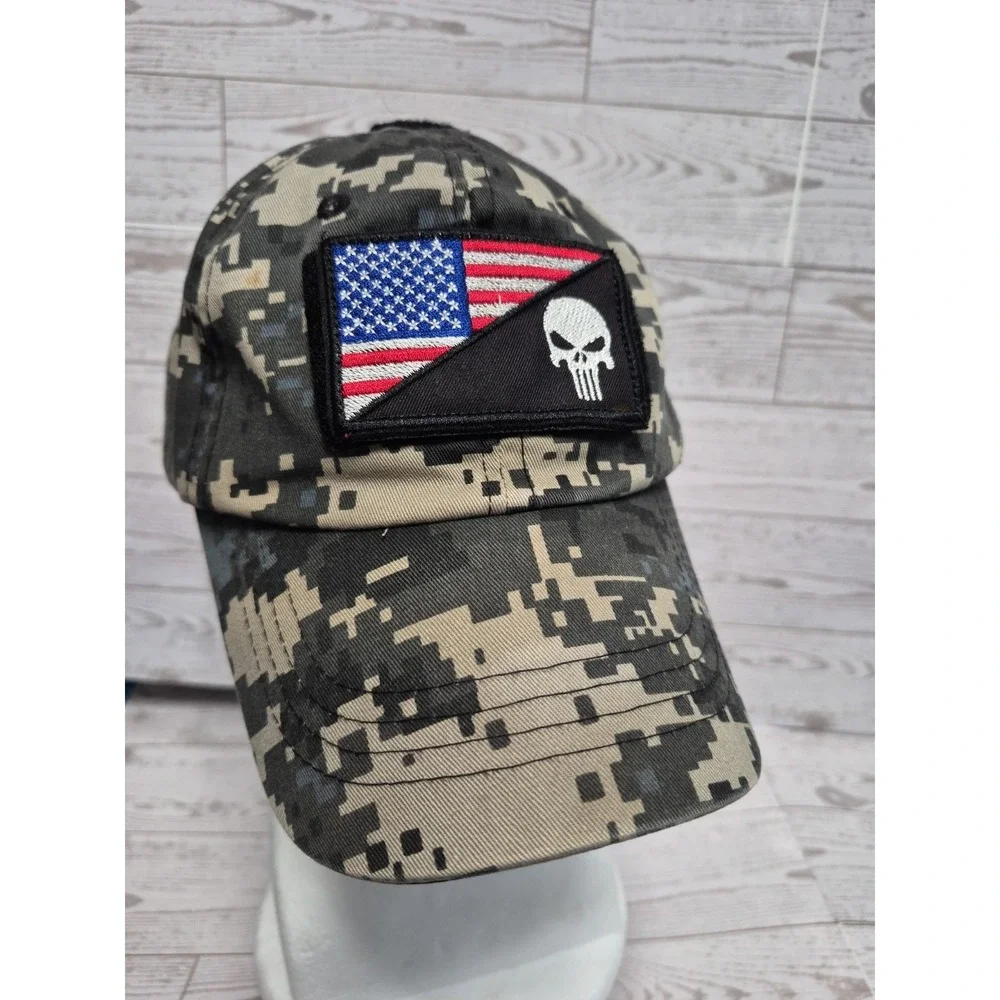 digital camo baseball cap